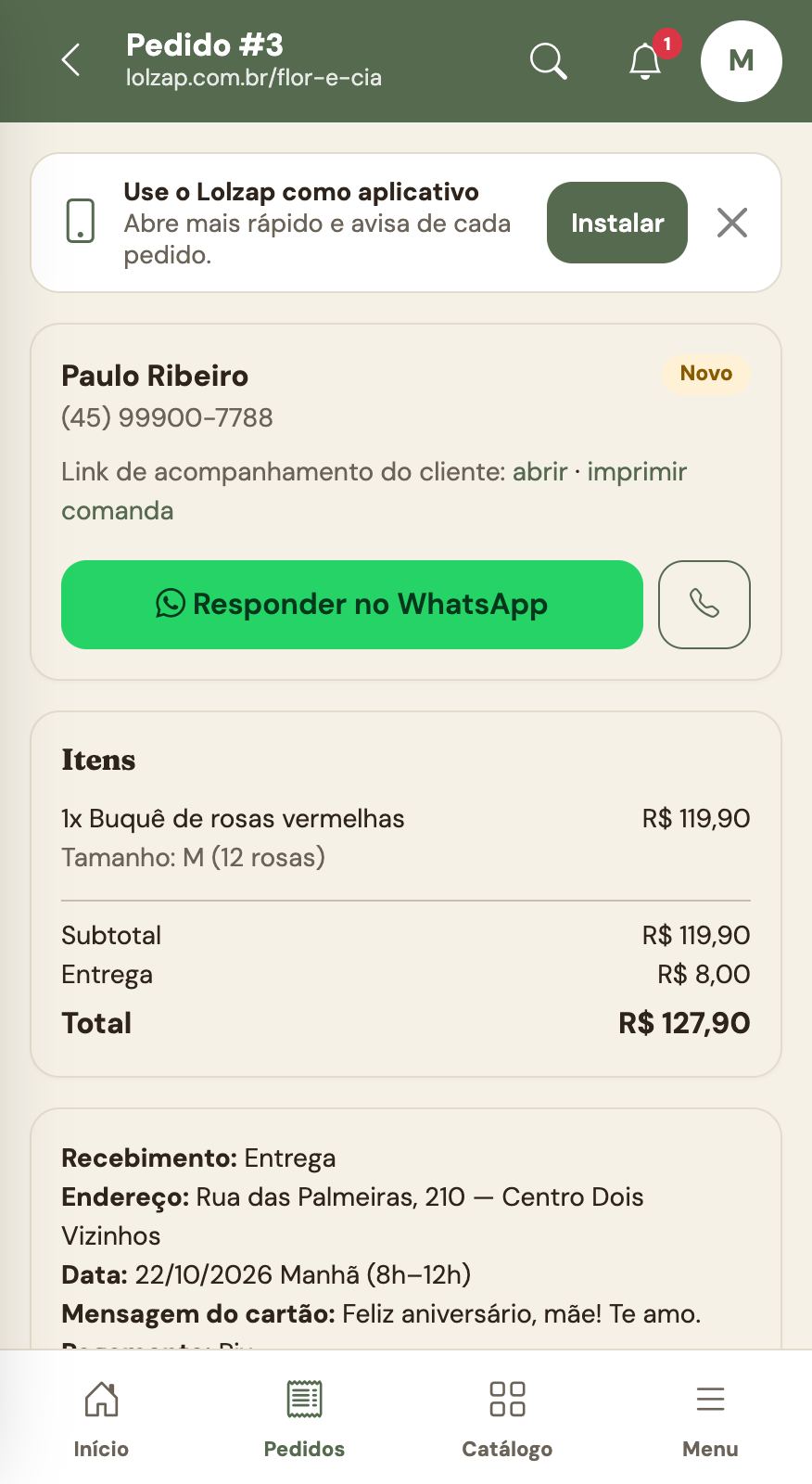 06 pedido