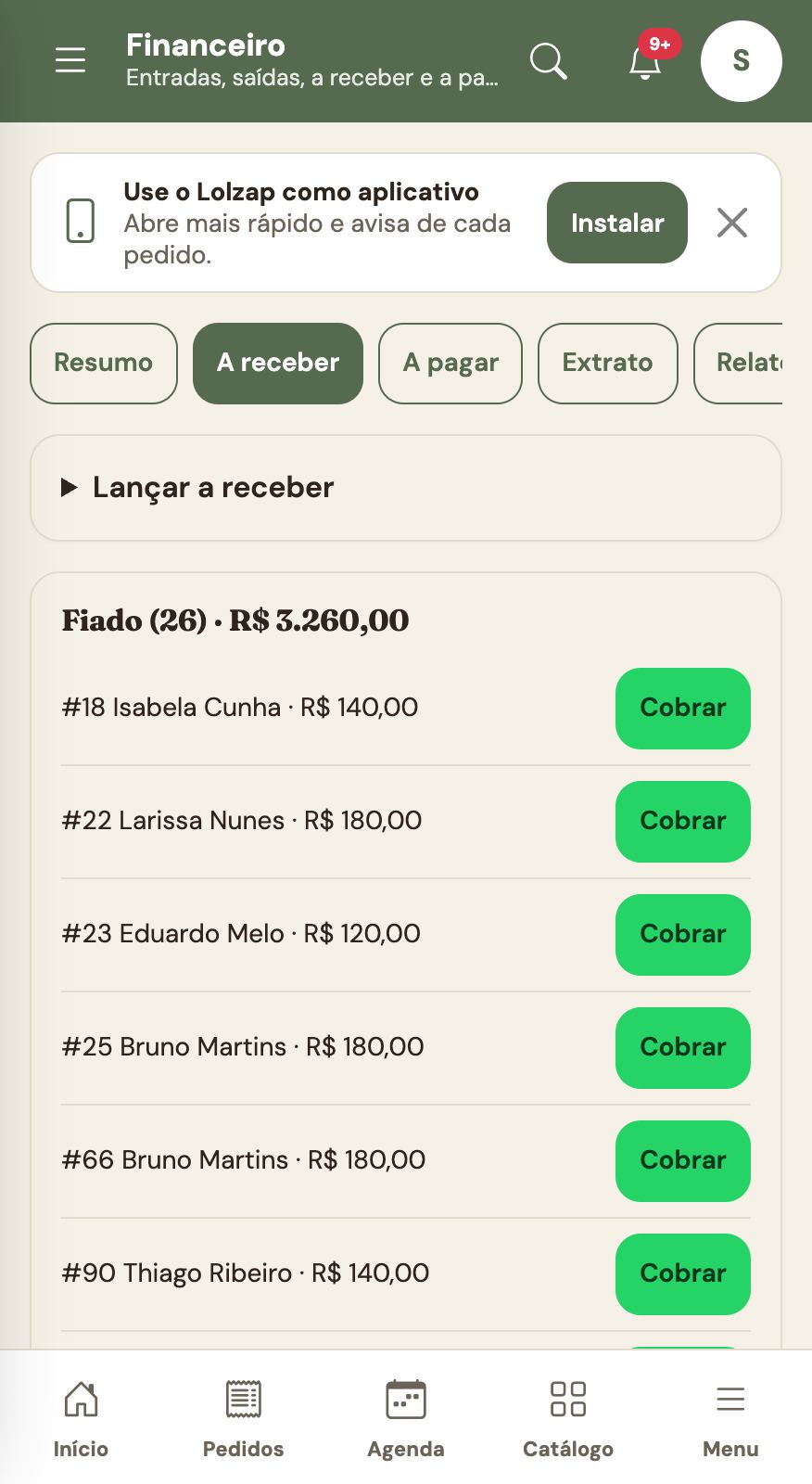 05 a receber