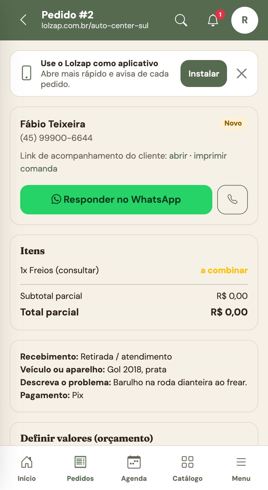 05 pedido
