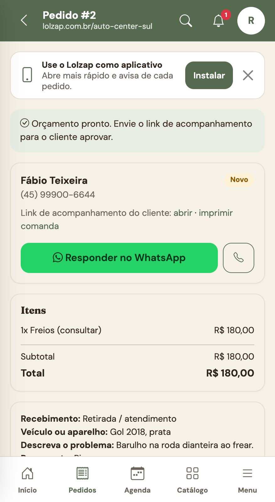 07 orcamento enviado